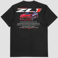 Share Camaro ZL1 Graphic Tee – Front & Back Print – Black
